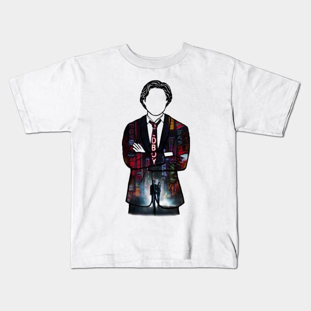 Park Chan Wook (Oldboy)  Portrait Kids T-Shirt by Youre-So-Punny